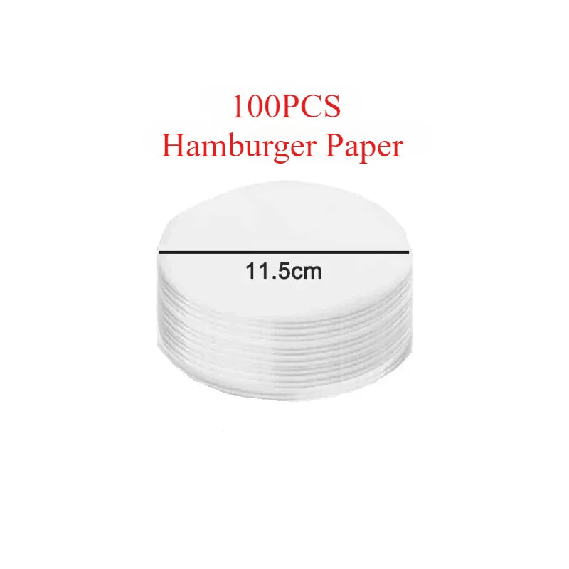 Plastic Kitchen Gadgets Round Hamburger