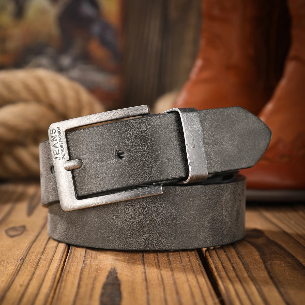 Casual retro PU belt