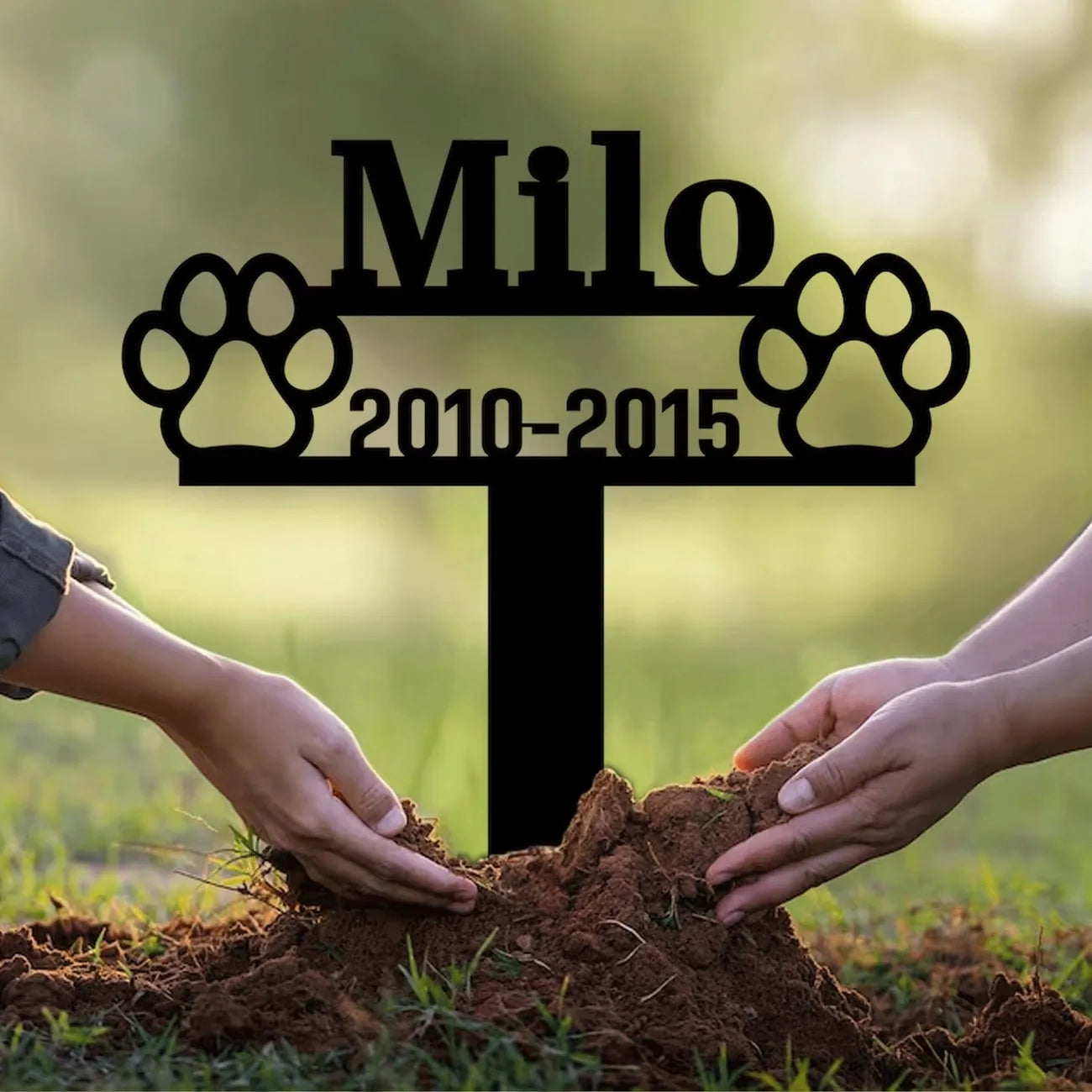 Personalized Metal Pet Keepsake