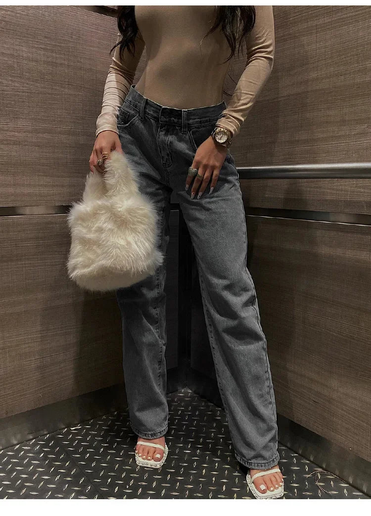 Slimming Ripped Fashion Jeans