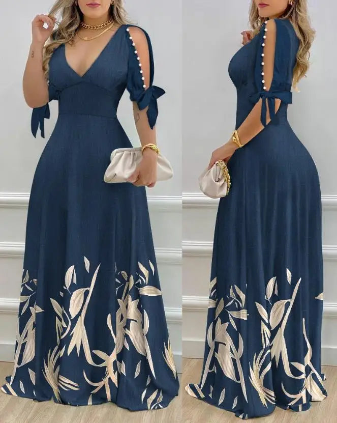 Split Sleeve Summer Dress