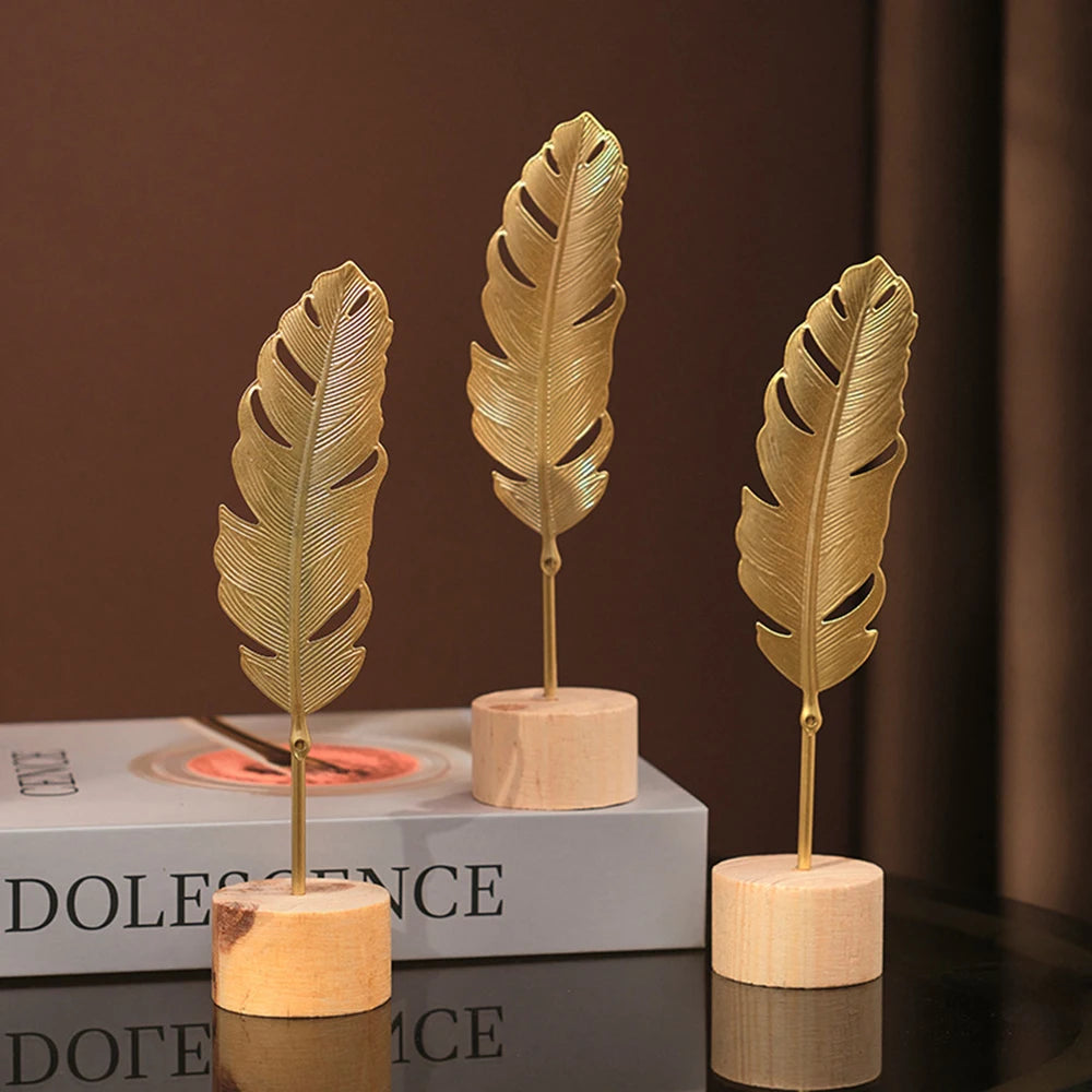 Ginkgo Leaf Feather Sculpture