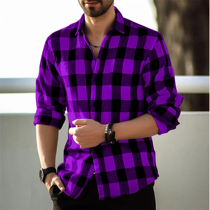 Summer Button Lapel Shirt