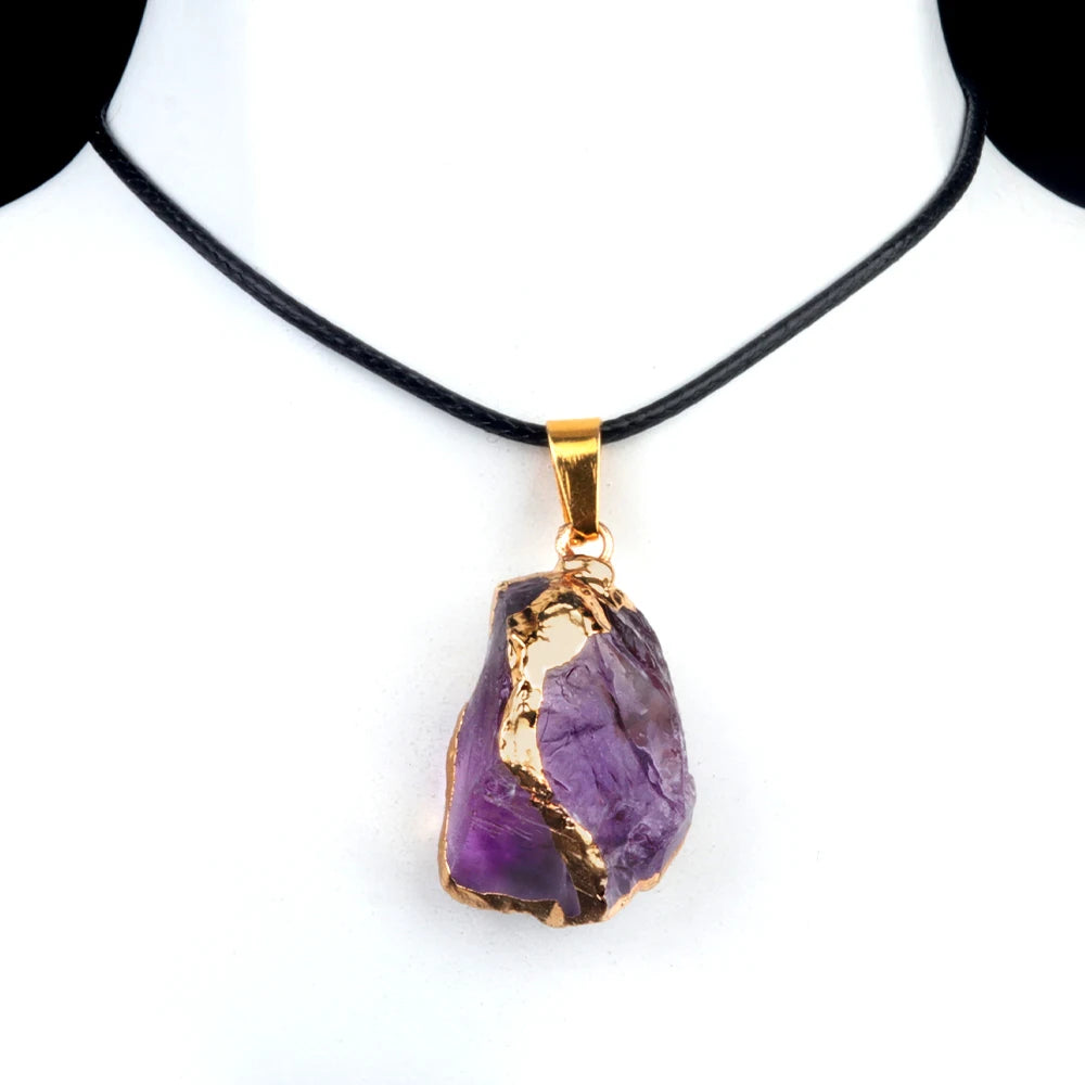 Irregular Natural Stone Pendant