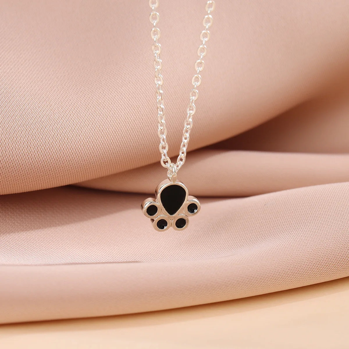 Animal Pendant Silver Necklace