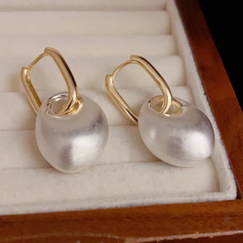 Two-Tone Copper Hoop Earrings