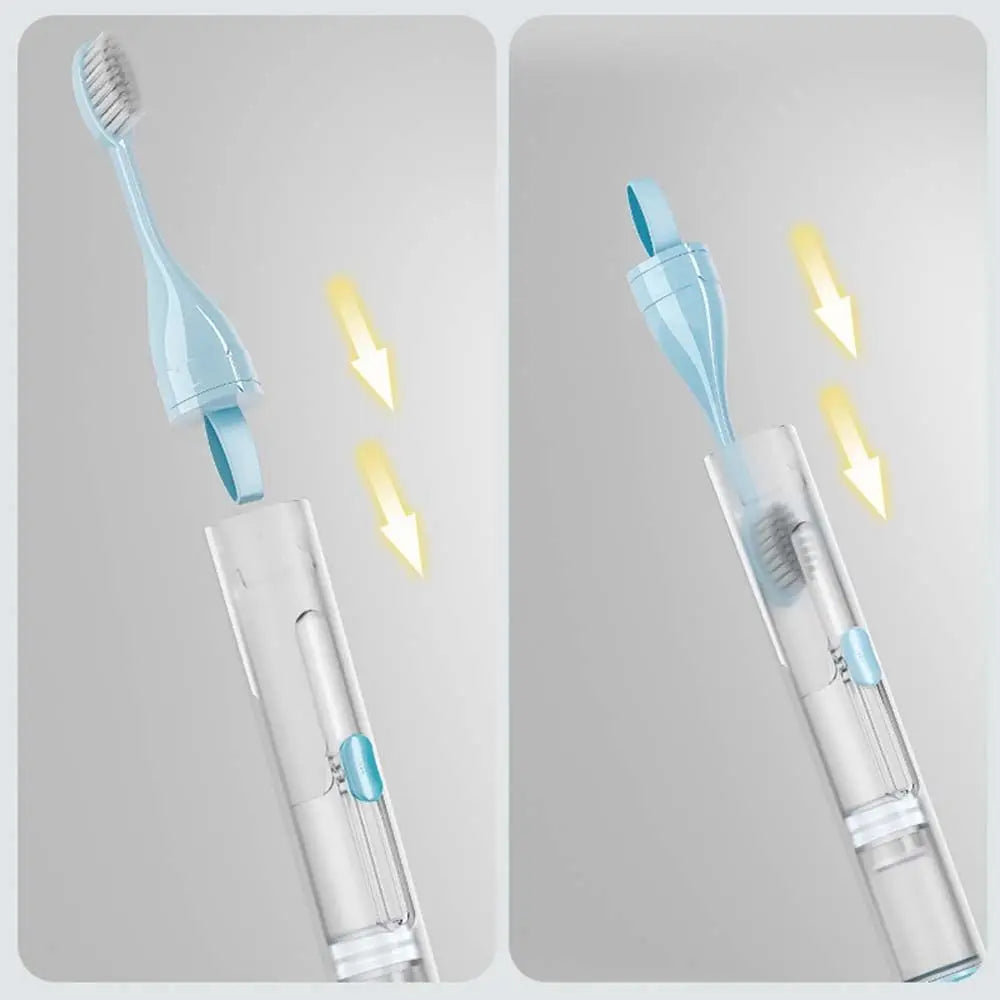 Portable Toothbrush Folding Set