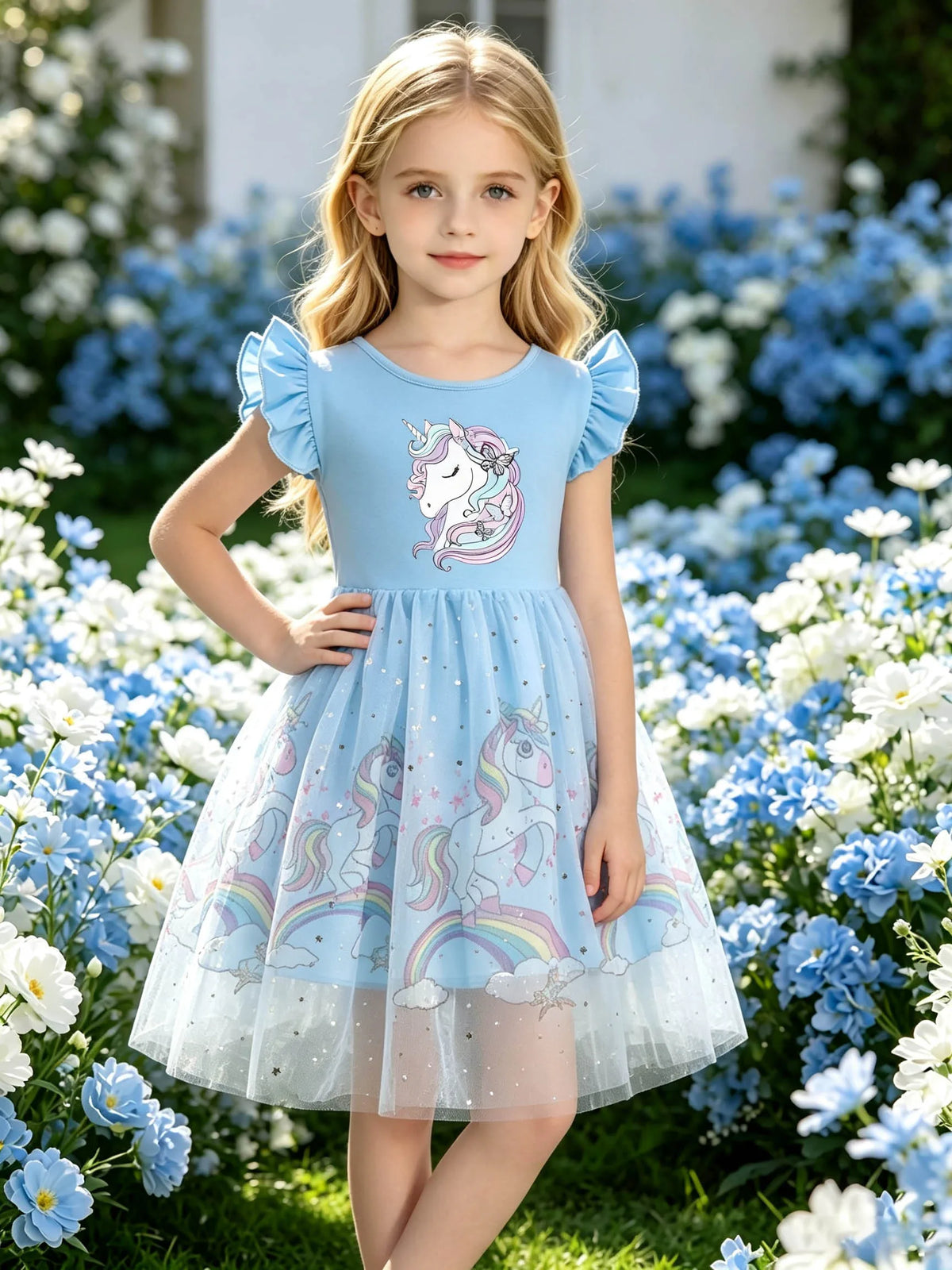 Unicorn Cartoon Dress