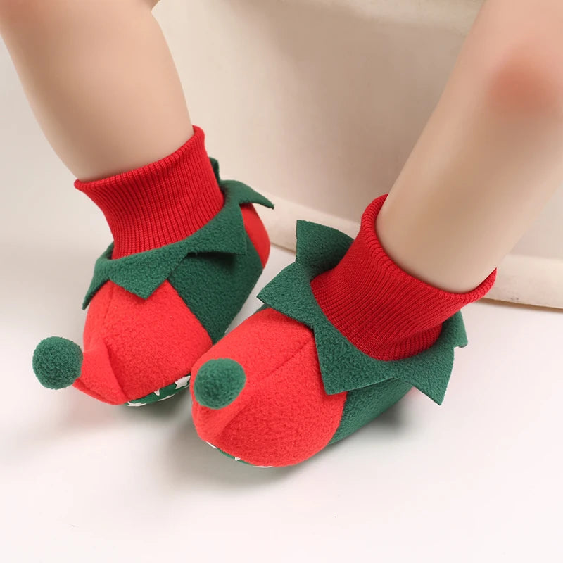Cartoon Warm Baby Walking Shoes