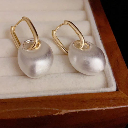 Two-Tone Copper Hoop Earrings