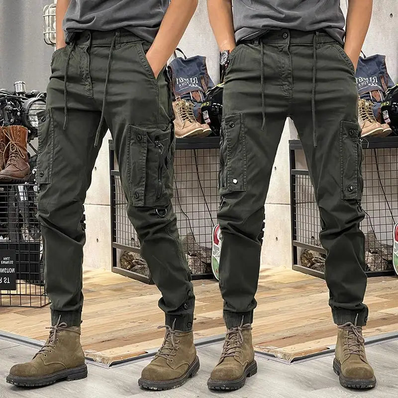 Outdoor Multi Pocket Zipper Work Trouser