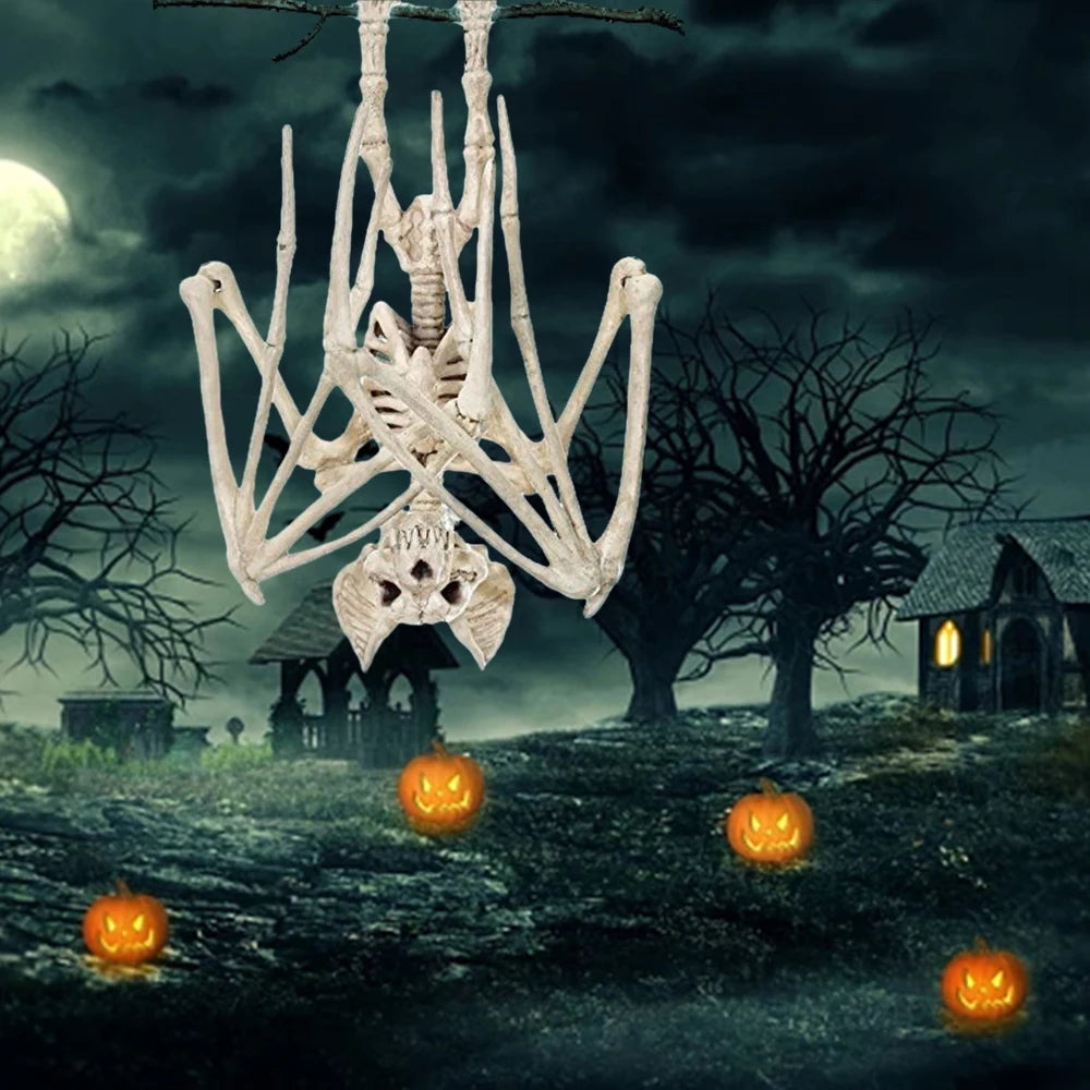 Halloween Hanging Bats Skeleton