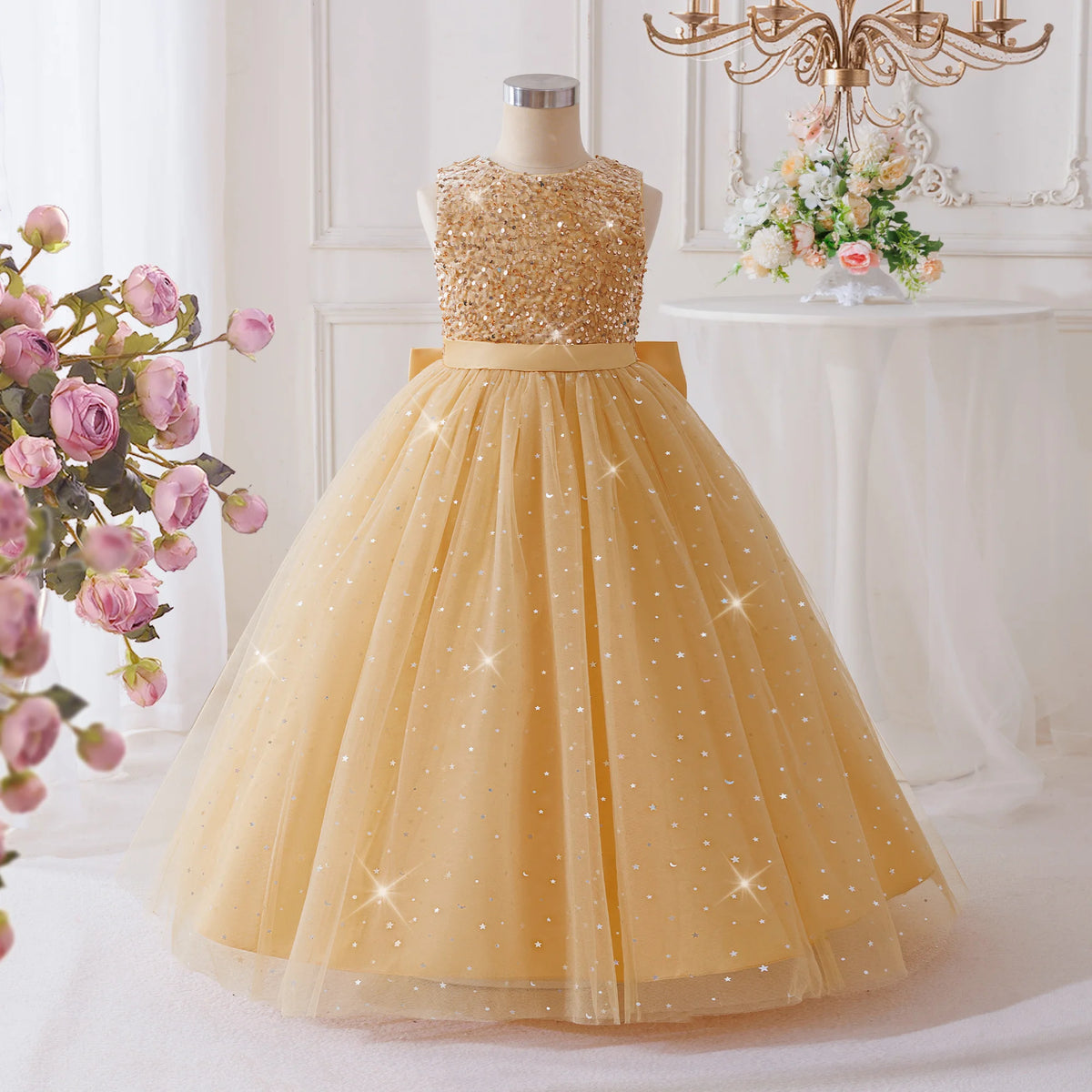 Floral Tulle Dress