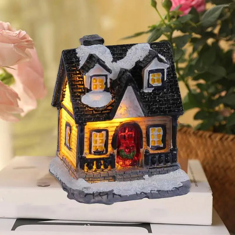 LED Christmas Village House