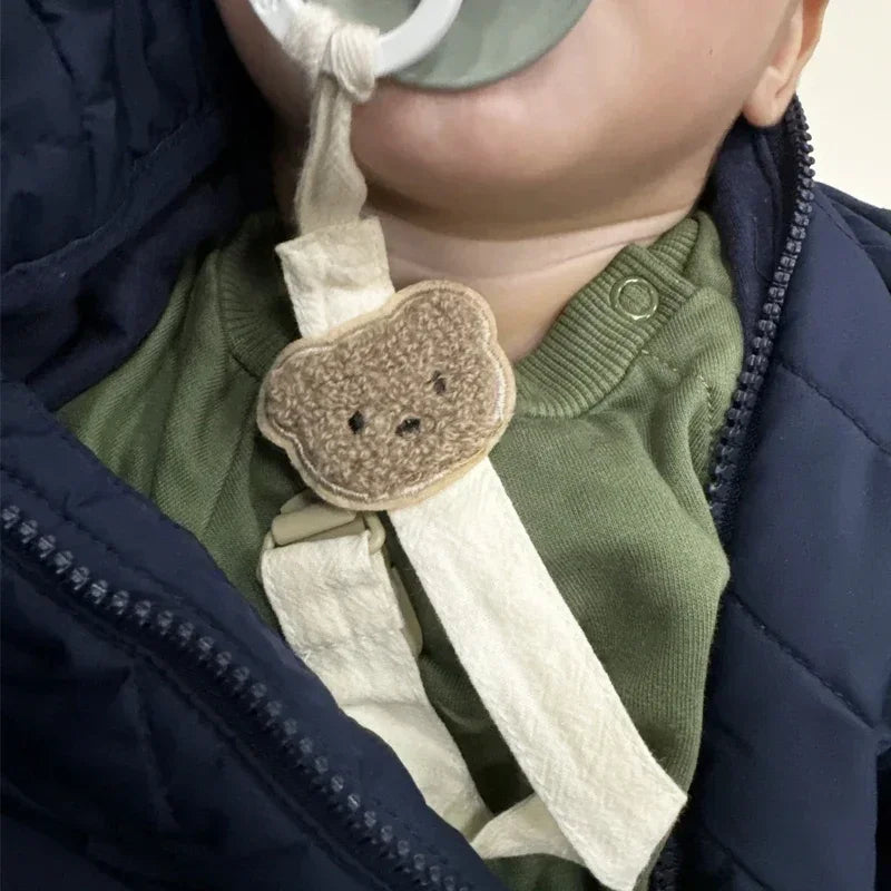 Baby Cute Bear Pacifier Clip