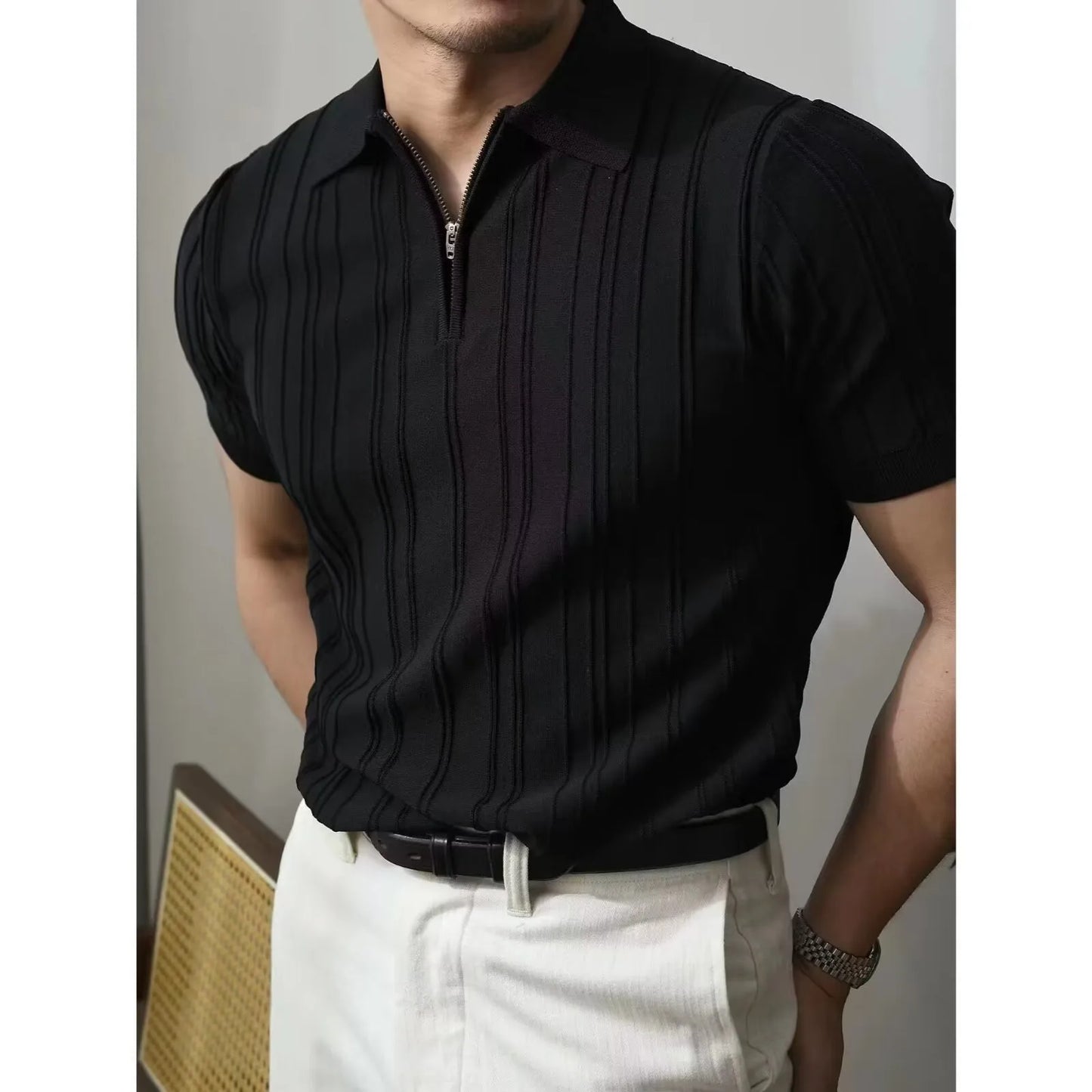 Solid Retro Men's Tee
