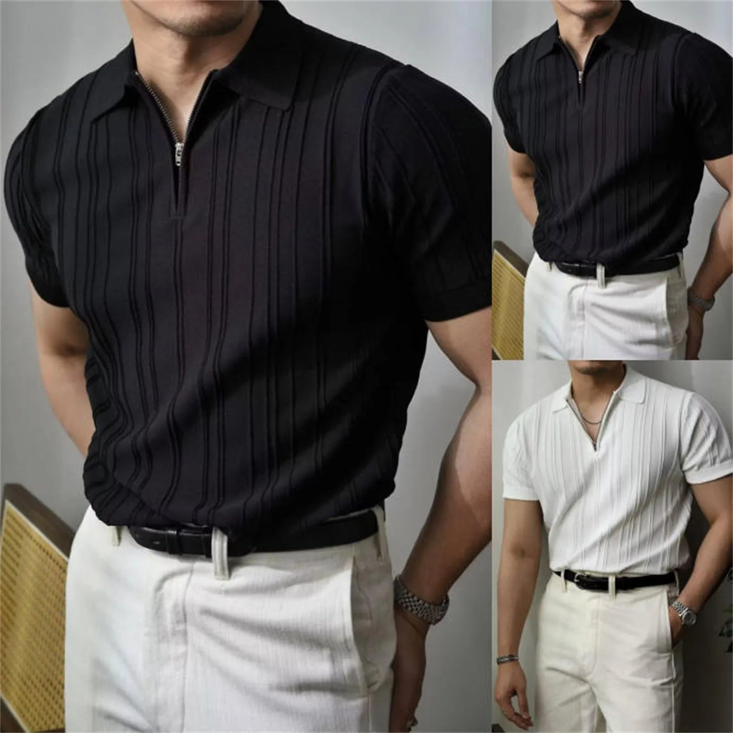Solid Retro Men's Tee