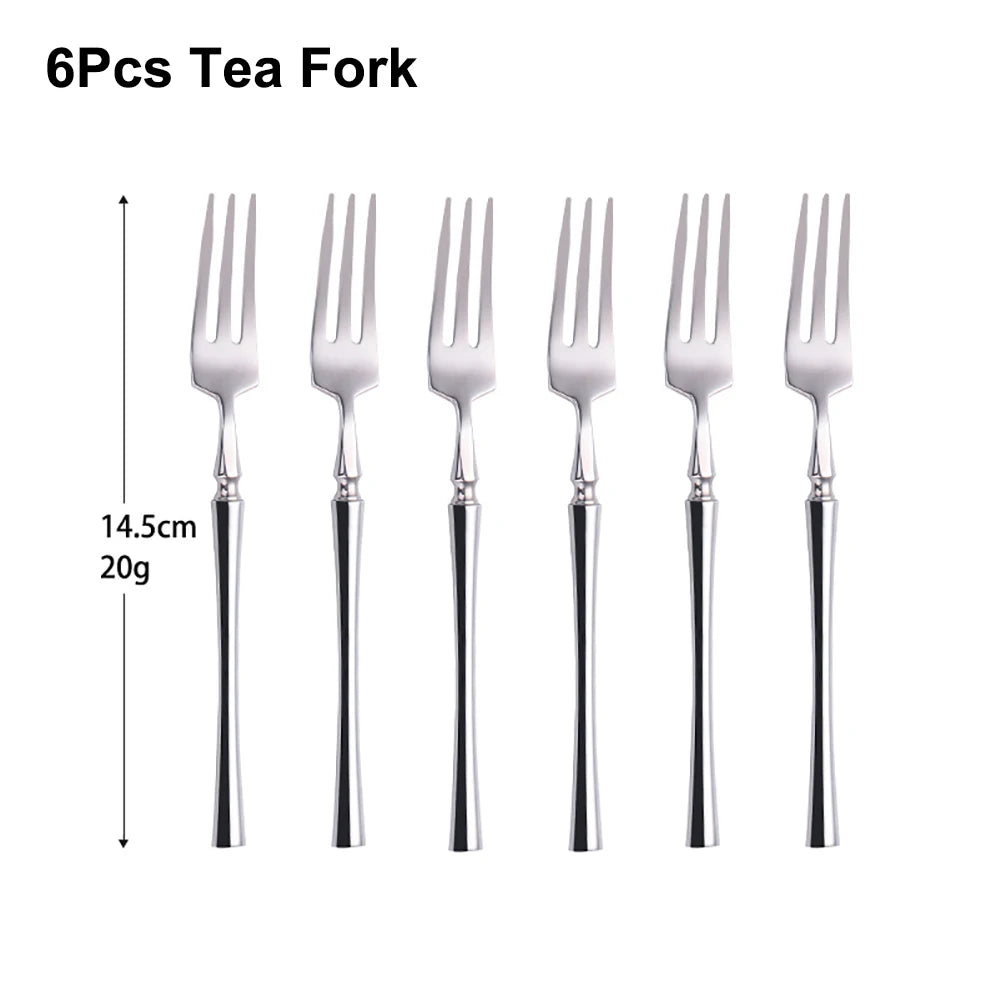 Metal Solid Color Spoon Set