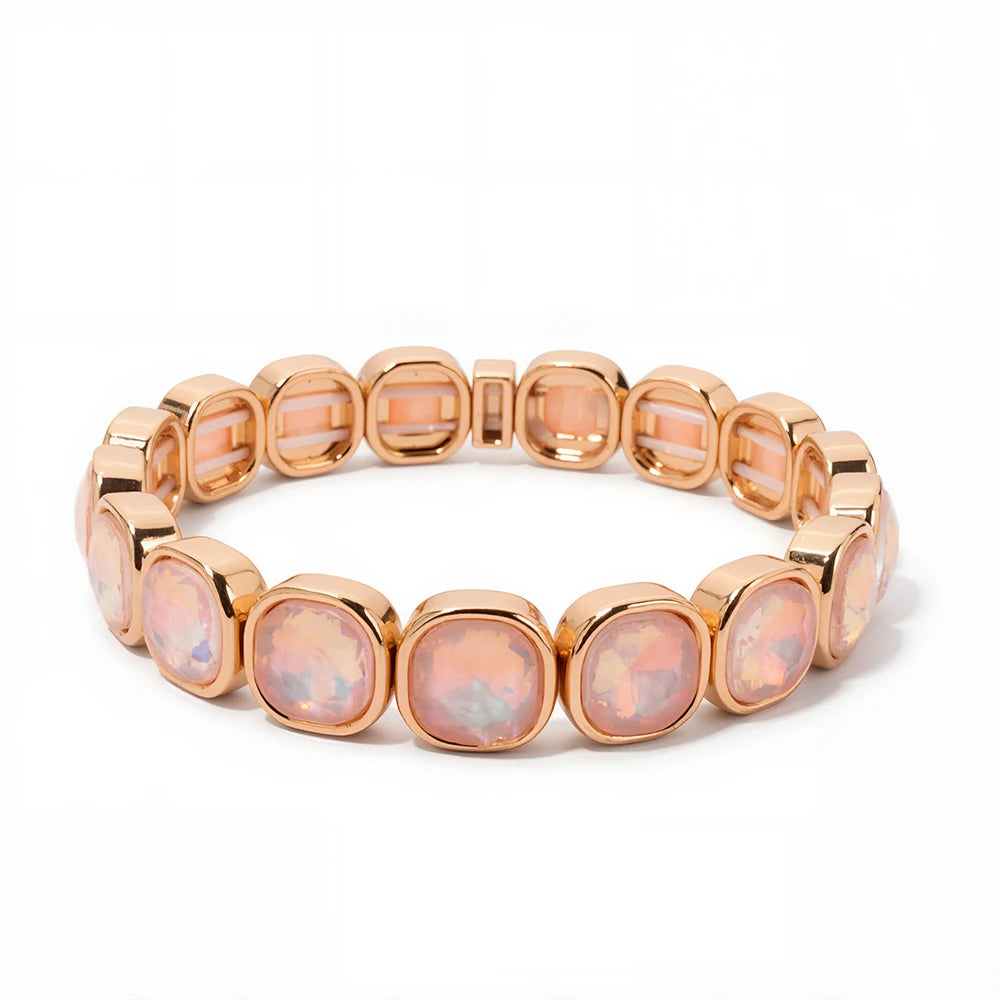 Colorful Rhinestone Beaded Bracelet