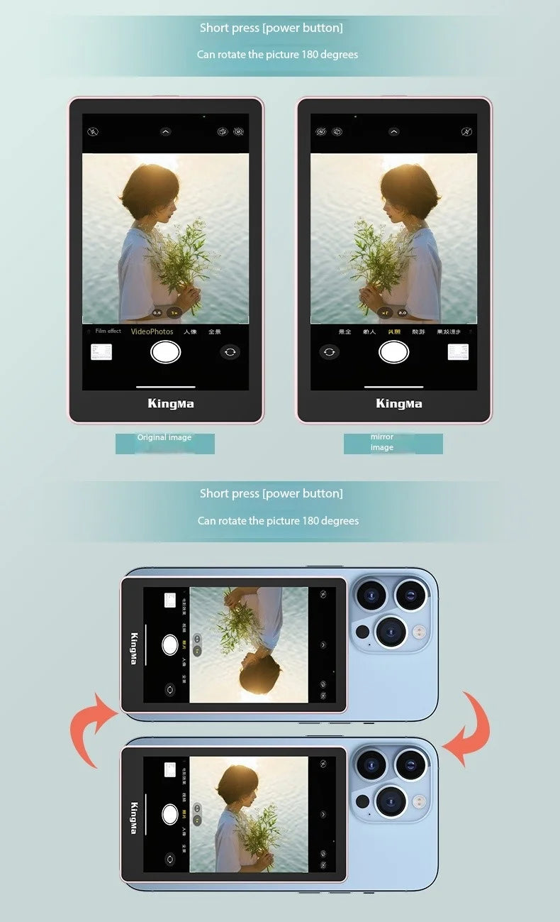 Magnetic Phone Vlog Screen