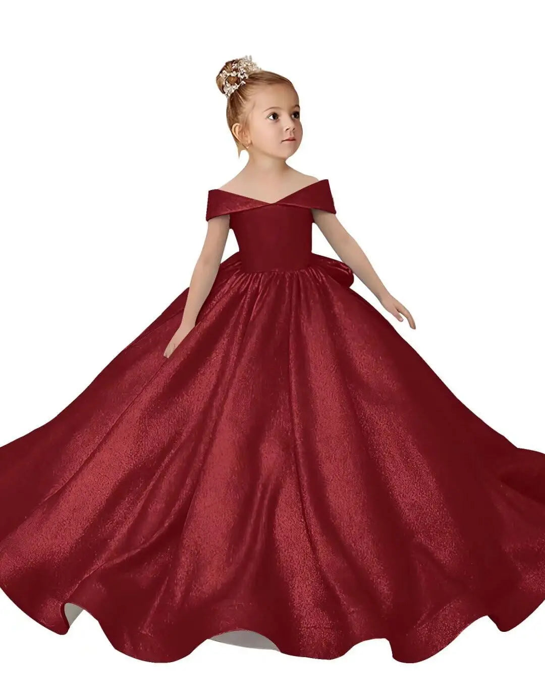 Princess Cotton Flower Girl Dress