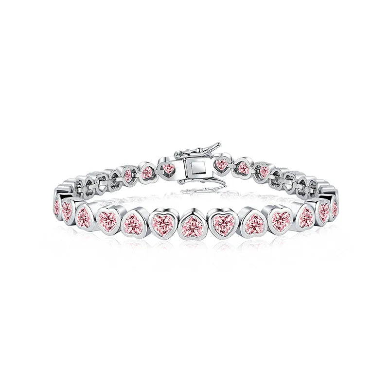 14K Gold Trendy Heart Wedding Bracelets