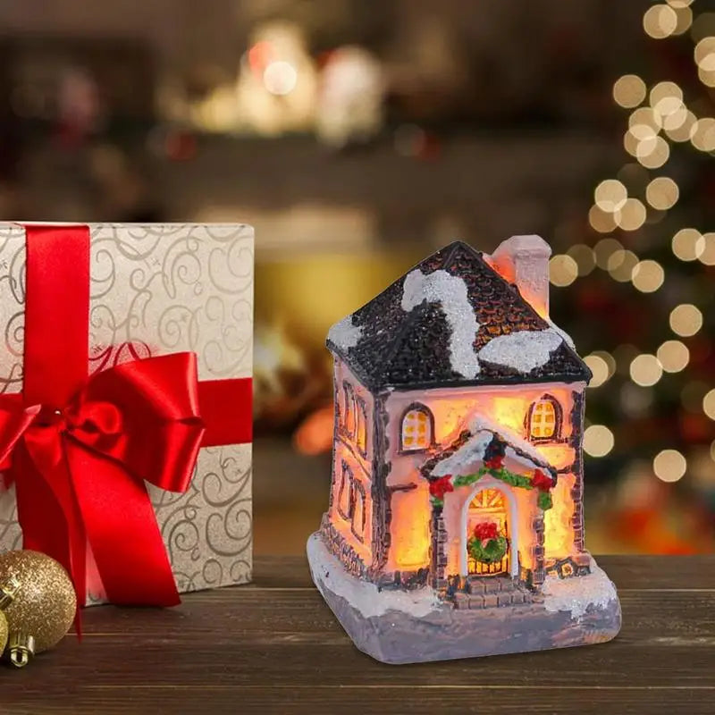 LED Christmas Village House
