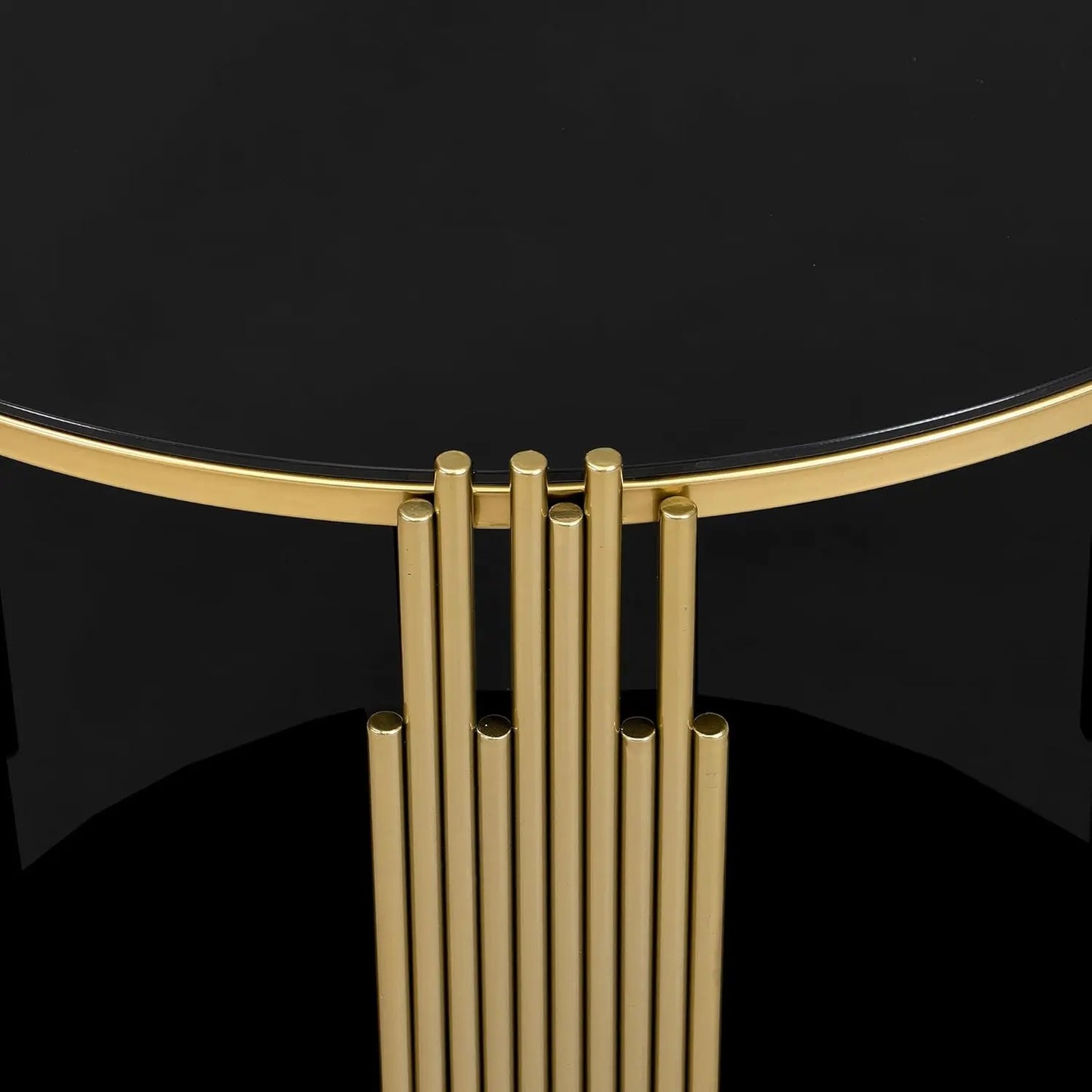 Gold Glass Coffee Table