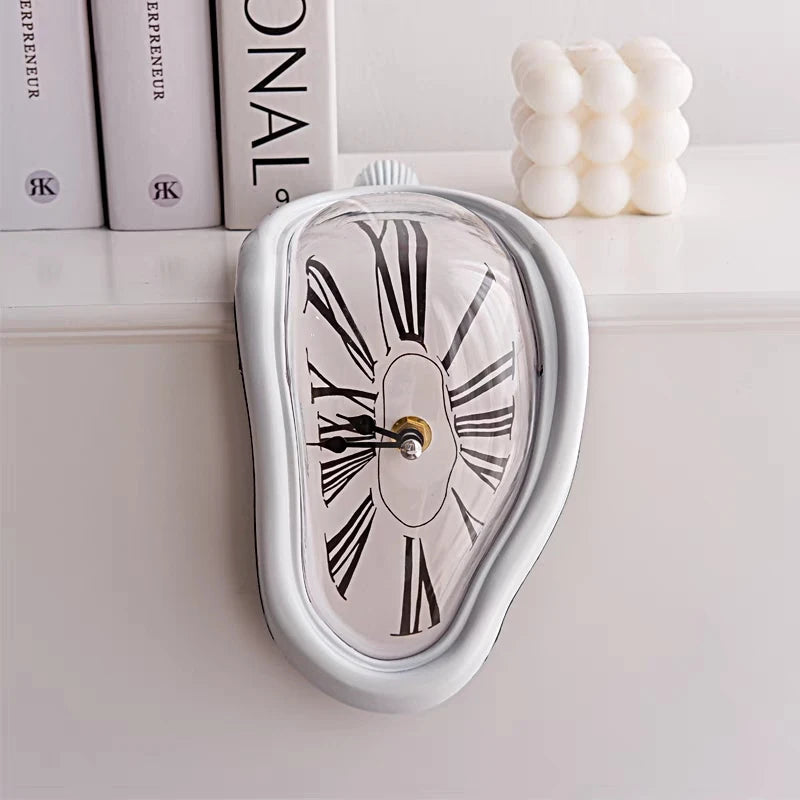 Melting Distorted Wall Clocks