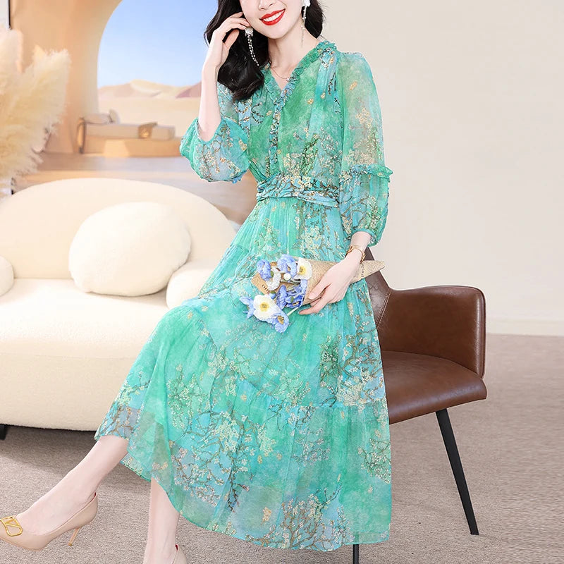Boho Chiffon Summer Dress