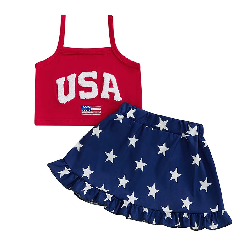 Toddler Girl 4th of July Outfit