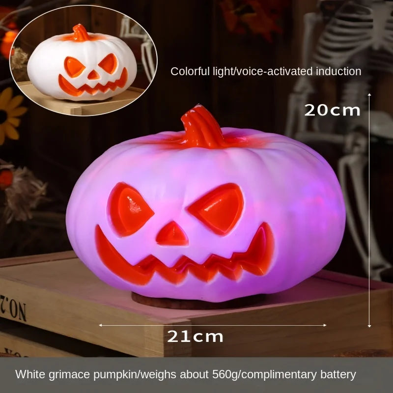 Glowing Pumpkin Lantern Decor