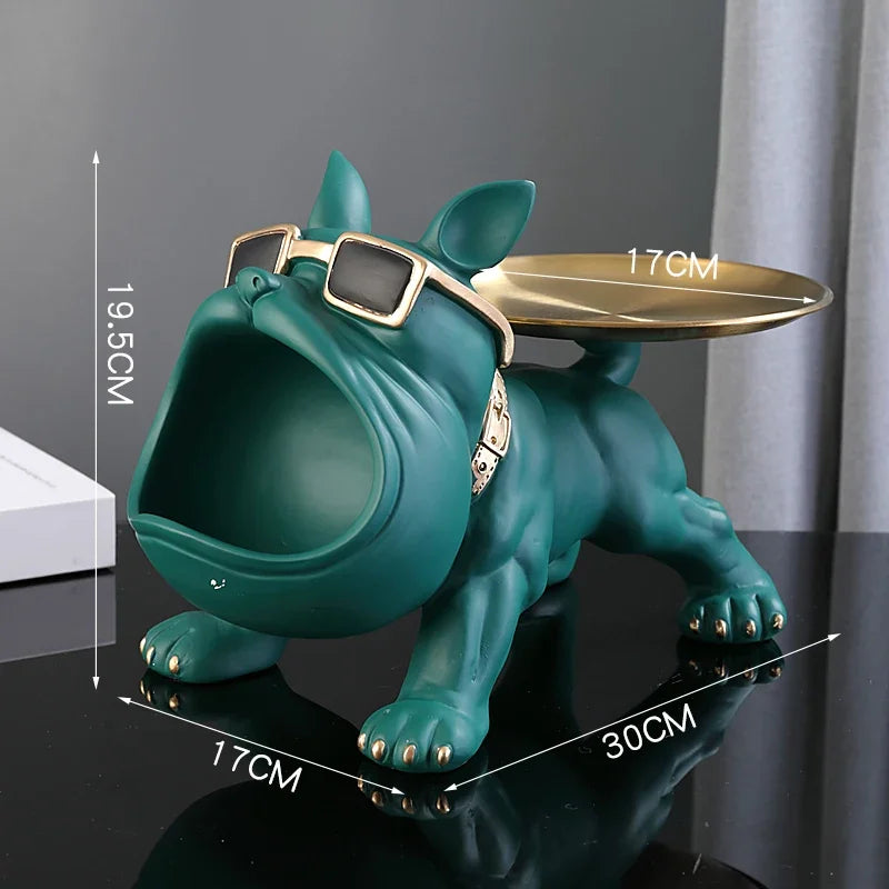Bulldog Storage Statue