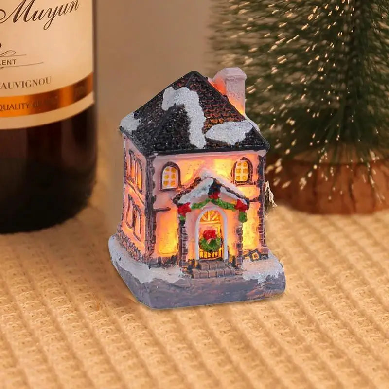 LED Christmas Village House