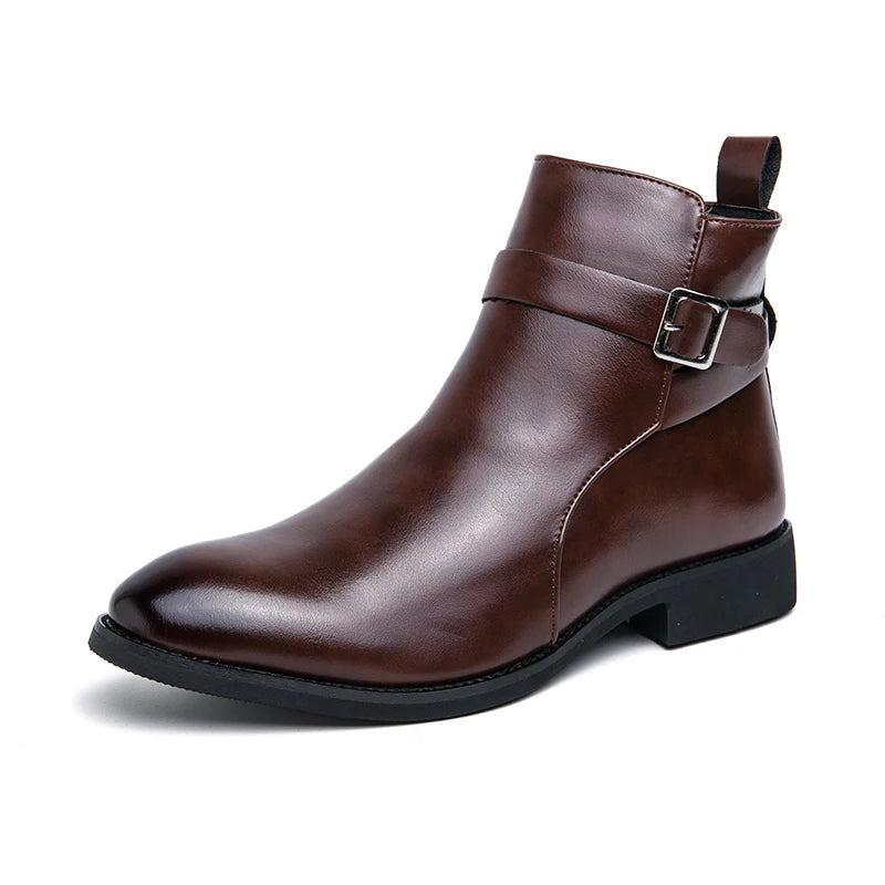 Waterproof Leather Riding Boots