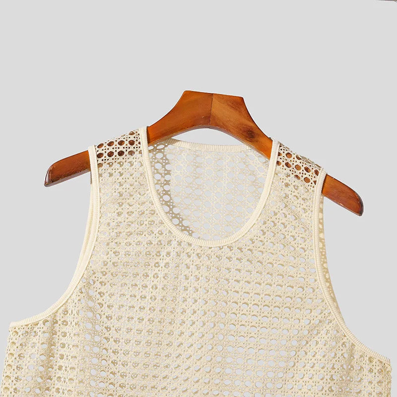Vacation Hollow-Out Tank