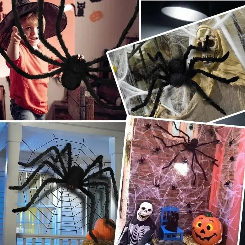 Giant Black Plush Spider