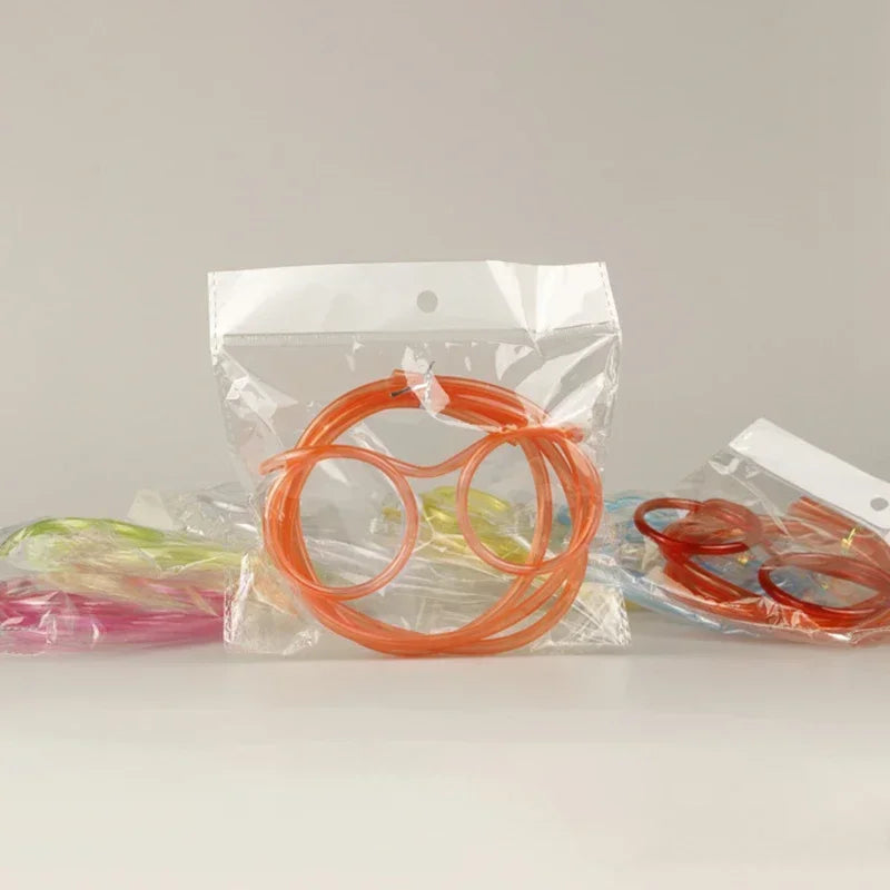 Funny Flexible Straw Glasses