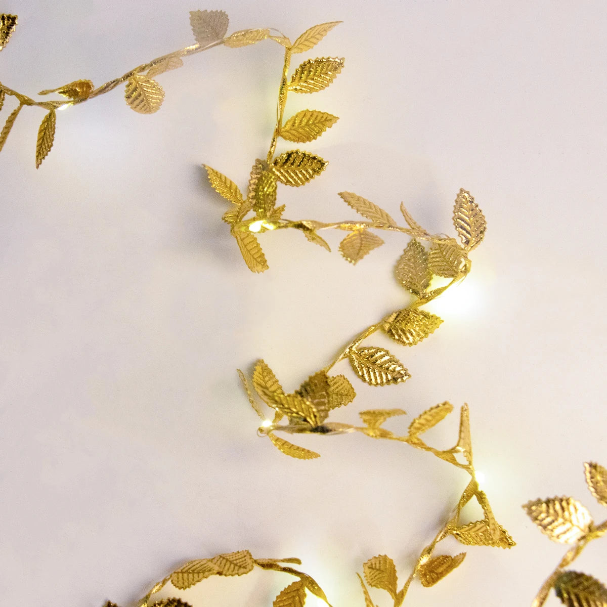 Golden Leaves Xmas Lights
