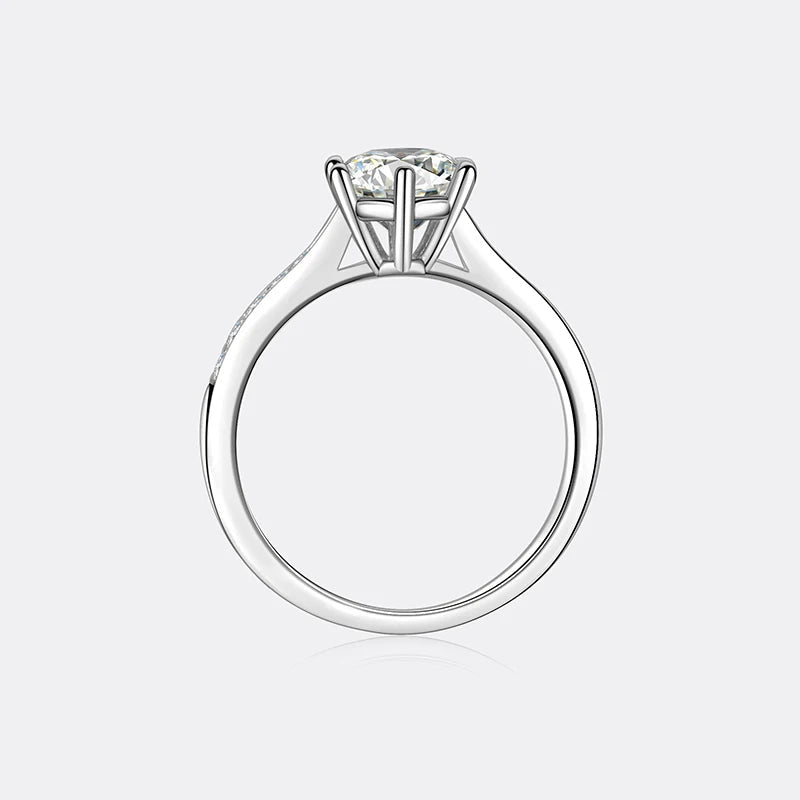 Geometric Moissanite Cocktail Ring