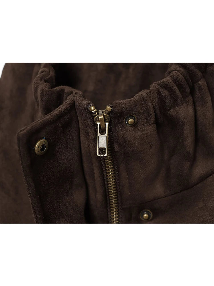 Solid Zip-Up Jacket