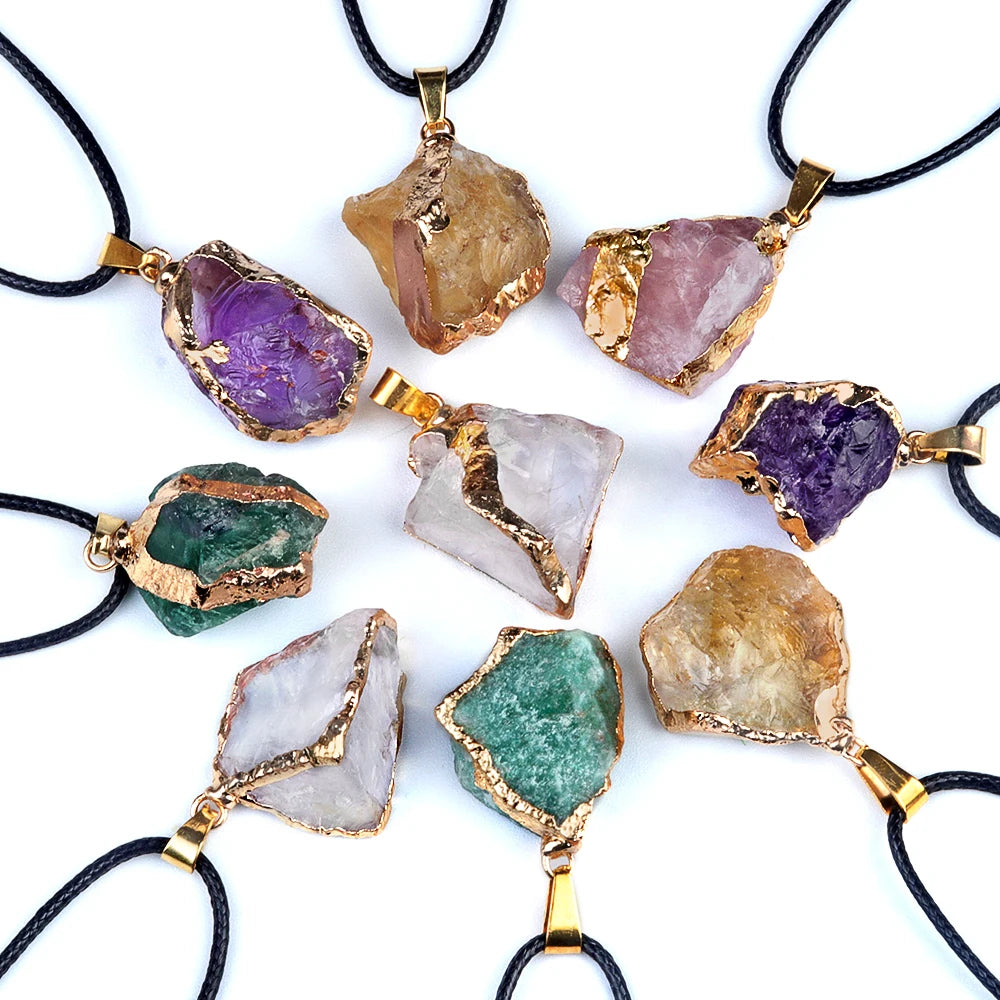 Irregular Natural Stone Pendant