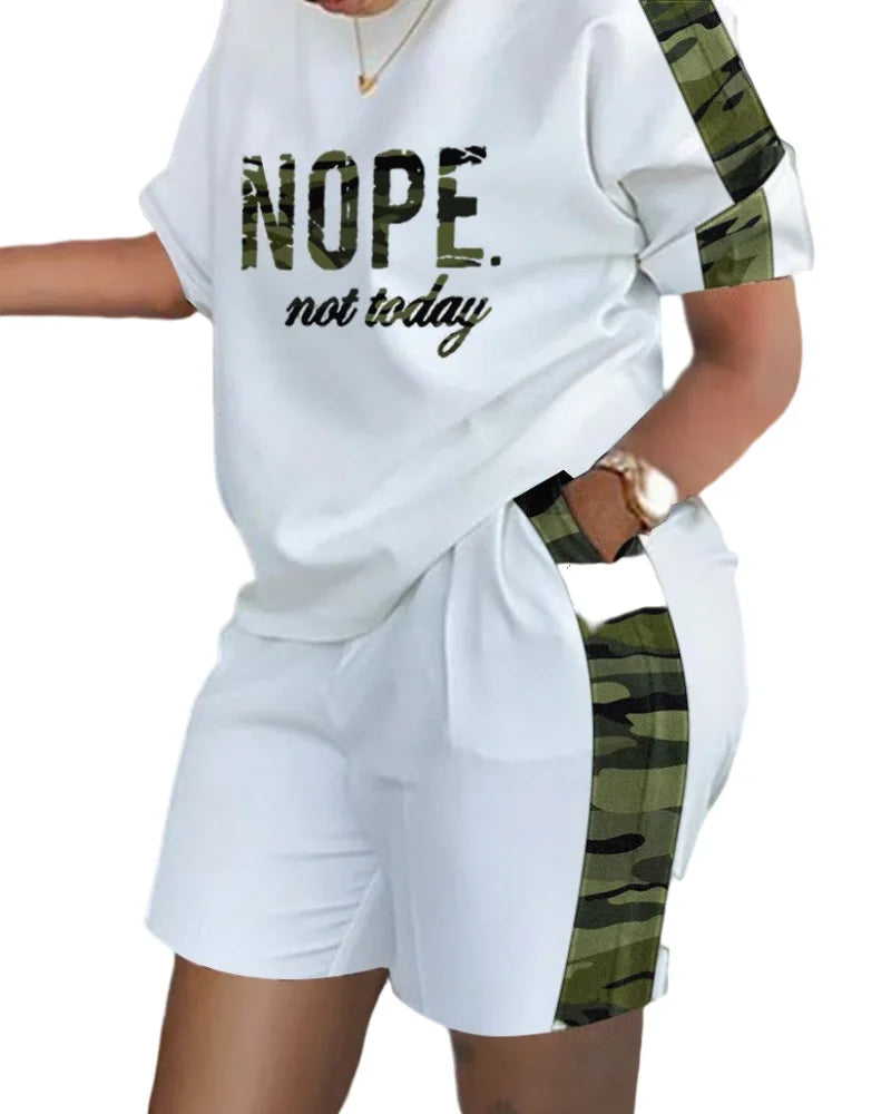 Women’s Printed Shorts Suit