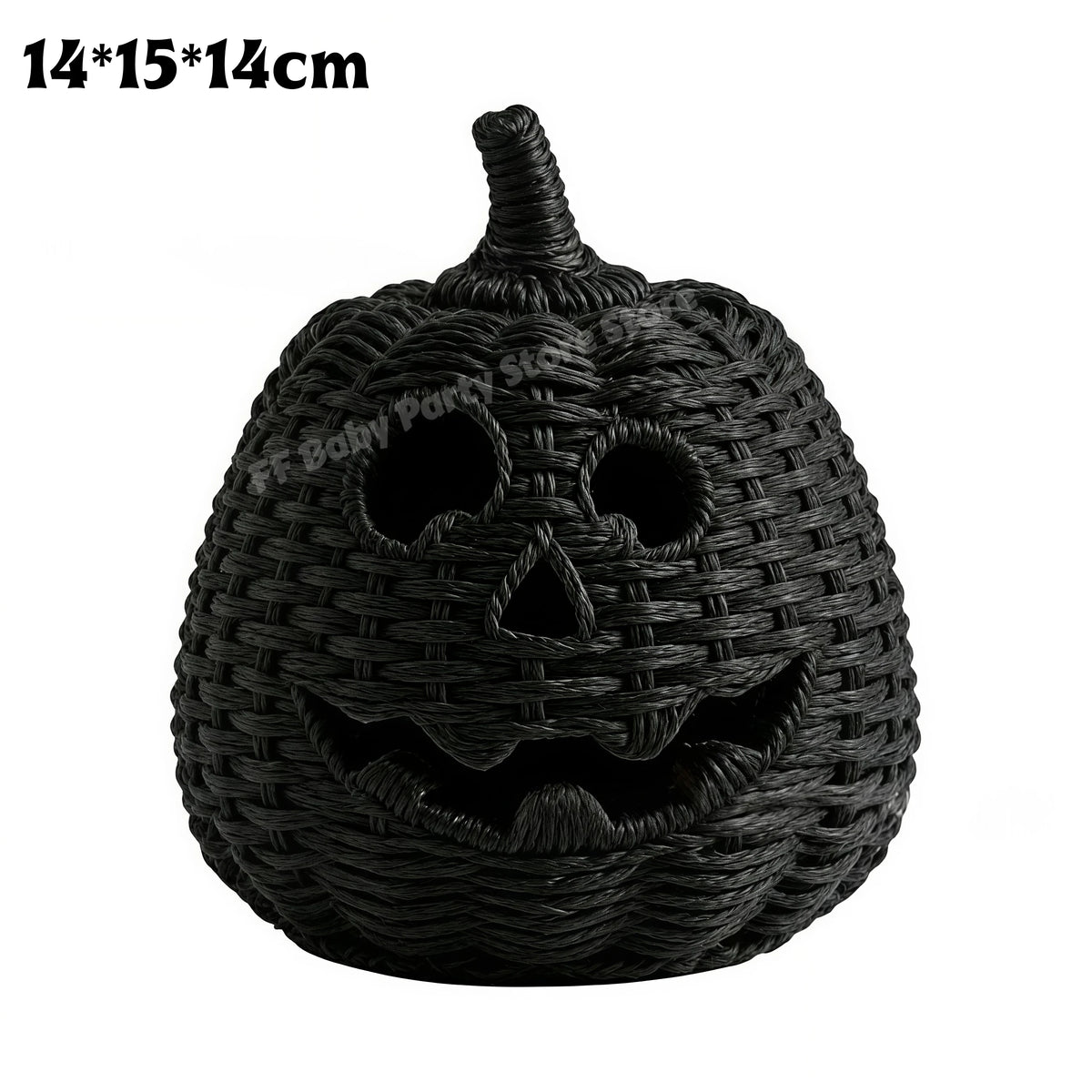 Wicker Pumpkin Lantern Storage Box