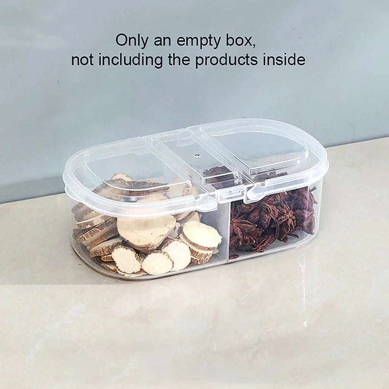 Soft Storage Jar Double Compartment