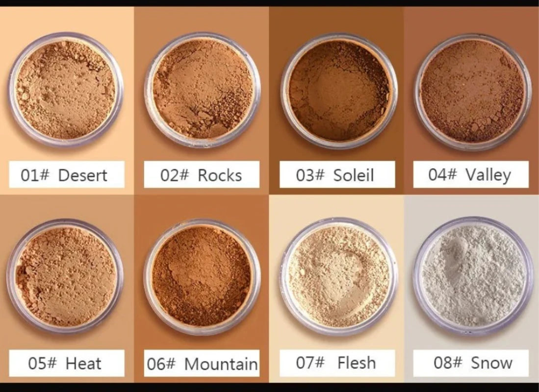 8 Colors Loose Setting Powder – The Goodie Nook
