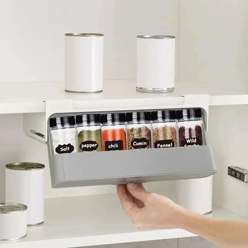 Wall Mounted Spice Rack