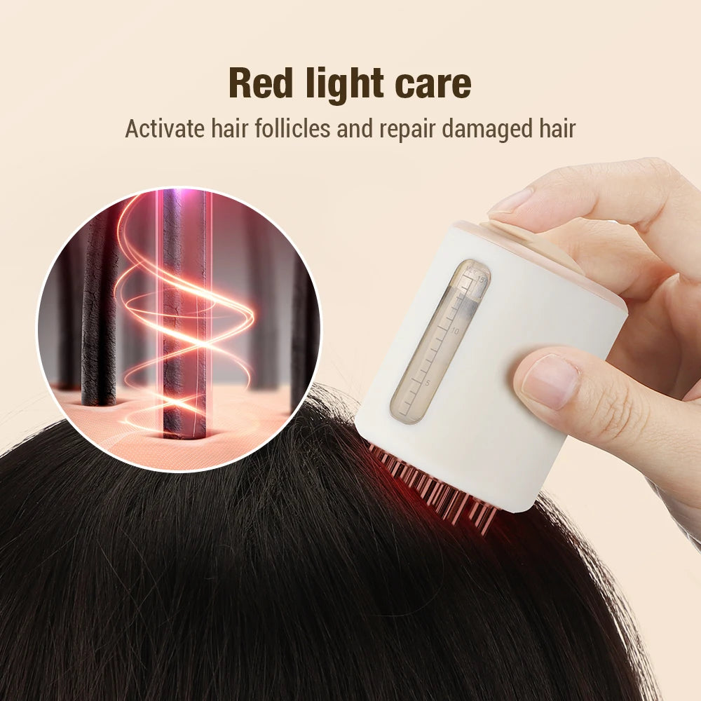 EMS Microcurrent Vibration Scalp Massage Comb