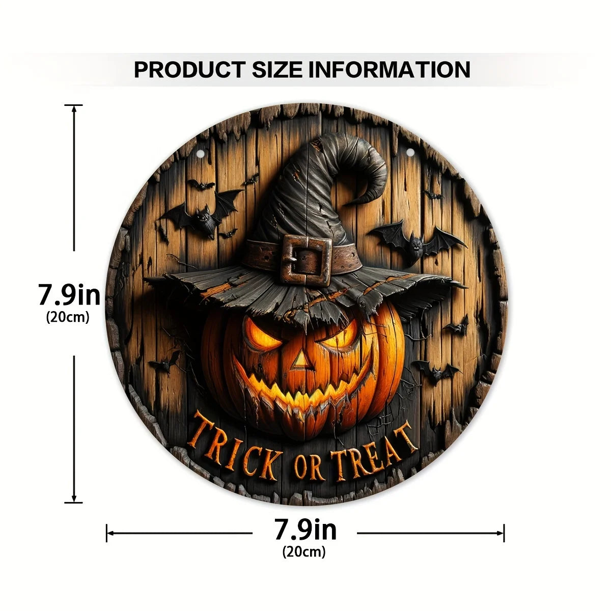 Halloween Pumpkin Decor Sign