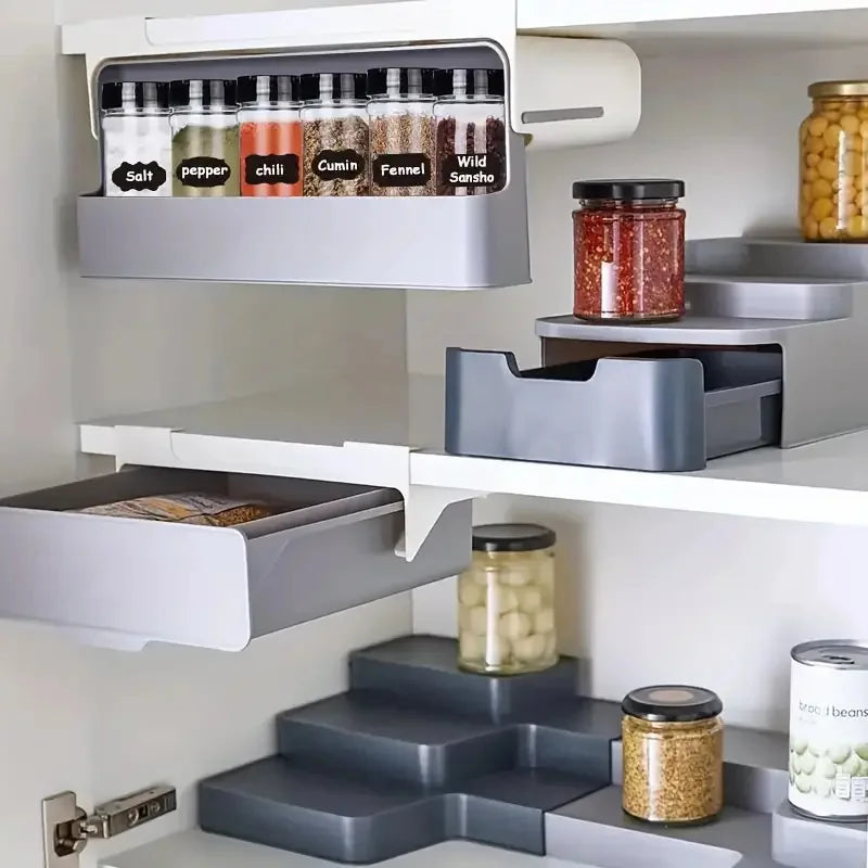 Wall Mounted Spice Rack